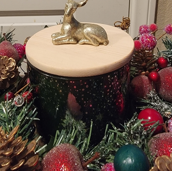 Host Pick Winter Woodsy Centerpiece Candle Deer Wedding Anniversary Quinceañera - Picture 6 of 7